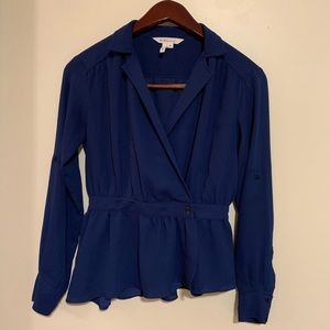 BCBGeneration Wrap Top Excellent condition Navy XS